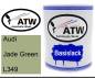 Preview: Audi, Jade Green, L349: 1L Lackdose, von ATW Autoteile West.